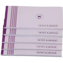 Senet Karnesi Karton Kapaklı 50 Yaprak