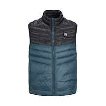 Jack & Jones Erkek Yelek Siyah-mavi 12258457 Jjesprınt Bodywarmer 25kw21000447 W212216