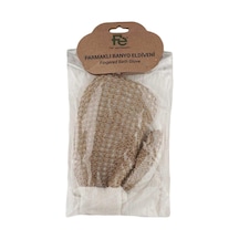 Fe Fefu015 Spa Sisal Parmaklı Banyo Eldiven Lifi Bej