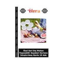 Özel Seri Dış Mekan Taşınabilir Seyahat Havlusu Sıkıştırılmış Havlu 10 Ade