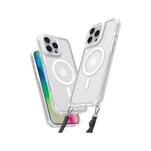 Apple iPhone Uyumlu,  16 Pro Kılıf Enka Magsafe Silikon Kılıf - Şeffaf