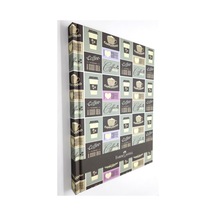 A5 Sert Kapak Tarihsiz Çizgili Ajanda Defter, 120 Yaprak, Nostaljik Coffee Çok Renkli