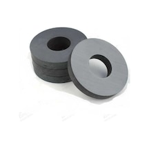 Mıknatıs 4 Adet 55 X 25 X 8 Mm Halka Mıknatıs Ferrit Kömür Magnet