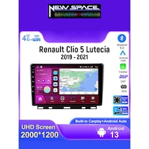 Renault Clio 5 Android 6gb Ram 128gb Rom 8 Çekirdek Carplay Multimedya