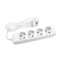 Viko Multi-let 4'lü Grup Priz Topraklı Çocuk Korumalı 1 Metre Beyaz - 90113401