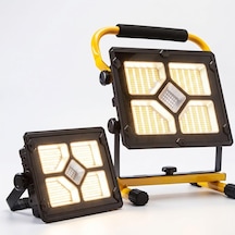 Çakarlı Solar Lamba Standlı 4 Işık Modu, 400 Led, Telefon Şarj Edilebilir, Dayanıklı Tasarım, Solar Panel İle Enerji Tasarrufu, Uzun Süreli Aydınlatma Ve Acil Durum Işık, S68, Siyah &