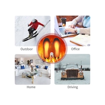 Ulzyvf Usb Şarjlı Isıtmalı Ayakkabı Tabanı - Kışlık Sıcak Tabanlık 5.5-9.5 Siyah Siyah