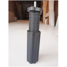 Ayarlı 10-20 Cm Baza Destek Ayağı Ince Metrik 2 Adet Siyah