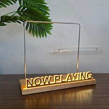 Now Playing Işıklı Plak Standı