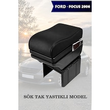 Focus 2006 Uyumlu Siyah Renk Bardaklıklı Kol Dayama Küllüklü Lüks Tip