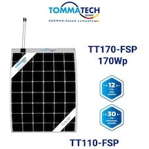 TommaTech 170 W Watt Esnek Güneş Paneli Flexible Solar Panel