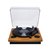 Soprano Ahşap Pikap Plak Çalar Retro Bluetooth Usb Sd Kart Aux Dahili Hoparlör Diğer