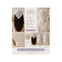 Örgü Bandana Çok Renkli - 921863991 Çok Renkli