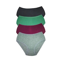 4 Adet Kadın Yüksek Bel Ribana Bato Külot S042 Beden: 3xl Standart