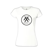 Monsta X - Logo Beyaz Kadın Tshirt 001