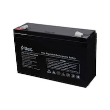 Ttec 6 Volt 12a Akü -6v 12 Ah Bakımsız Kuru Akü 2022 Üretim