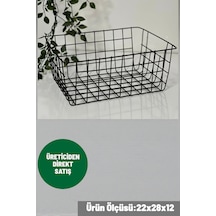 Çok Amaçlı Sepet Organizer Banyo Düzenleyici Kiler Sepeti Mutfak Organizer Dolap İçi Düzenleyici Met Diğer