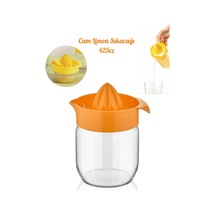 Cam Limon Sıkacağı, Narenciye Sıkacağı, Portakal Sıkacağı Cam Narenciye Sıkacağı 425ml - Turuncu Çam Diğer