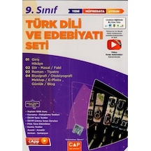 Çap Yayınları 9. Sınıf Edebiyat Anadolu Seti