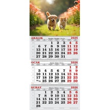 2026 Yılı Gemici Takvimi-bahçede Kedi Ve Köpek