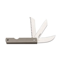 History Knife & Tool Japanese Army Pen Knife Saw & Hawkbill Kamp Çakı Gümüş
