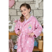 Özdilek Barbie Star Lisanslı Kız Havlu Bornoz Set Pembe 5/6 Yaş Pembe