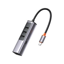 Mcdodo Hu-1120 100w 1xtype-c + 4xusb 3.0 Çoklayıcı Adaptör - Gri