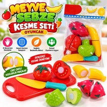 Enf-39236 Meyve Sebze Kesme Seti Oyuncak 10pcs Mixed