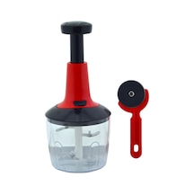 Basmalı Doğrayıcı 5 Bıçaklı El Rondosu Ve Hamur Pizza Kesme Ruleti 7x16,5cm