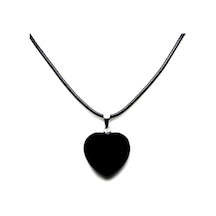 Blora Siyah Kalp Kolye Siyah