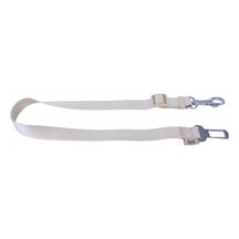 Doggie Dokumadan El Yapımı Köpek İçin Emniyet Kemerli Bağlantı Aparatı 2.5 x 50-80 CM Krem