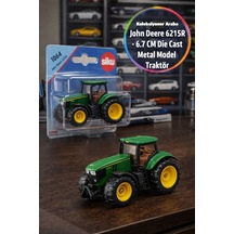 Siku John Deere 6215r Traktör Metal Oyuncak Çiftlik Aracı Koleksiyon Modeli 6.7 Cm
