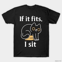 Flood Of Style Cat Logic İn Action Erkek Kadın Tişörtü %100 Pamuklu Tişörtler Kısa Kollu Üstler 0202-3 Çok Renkli