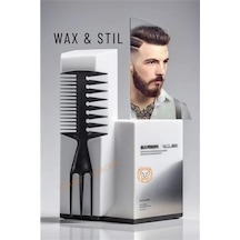3 Modelli Geniş Dişli Saç Şekillendirme Tarağı - Saç Ayırıcı Tarak Stil Ve Wax Tarağı 716458