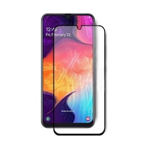 Samsung Uyumlu Galaxy A50S 5D Tam Kaplayan Ekran Koruyucu Kırılmaz Cam