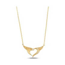 Love Angel Kolye Altın