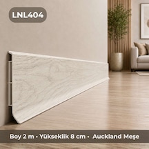 Linela Suya Dayanıklı Pvc Süpürgelik 8 Cm - Auckland Meşe - Lnl404