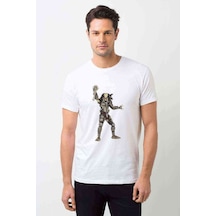 Predator City Hunter Baskılı Beyaz Erkek Tshirt