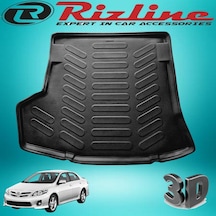 Toyota Corolla Uyumlu 3D Bagaj Havuzu Paspası 2007-2012 Arası Rizline N11.14885