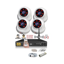 IDS D-2026HD-SET4-NOHDD 4 Kameralı 1080P Full HD 5 MP Sony Lensli Kamera Seti - 2026