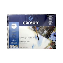Canson Fineface Çok Amaçli Resim Bloklari 200gr 25x35 15yp Spiralli Resim Defteri Sku: Zeus8690010337412