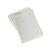 Unutmayınız Kartı / 100 Adet 12.5X9 Cm / 250 Gr. Mat Kuşe
