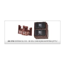 Anahtar Cam Açma Doğan Slx 93-99 Sol Çiftli 1 Ad