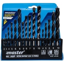 Master Hss-ahşap-beton Matkap Ucu Seti 16 Parça 530850