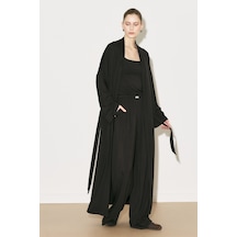 Manuka Easy Rahat Uzun Kimono Kahverengi Ss26kmn00002-122