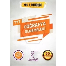 TYT Coğrafya Denemeleri 1.Oturum -  Karekök Eğitim Yayın