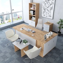 Bubble 5'li Ofis Takımı  Model 5 Çam Beyaz