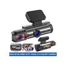 Leerfei 3 Kameralı Araç İçi Kamera Sd Kart Destekli Kamera V9 - Hafıza Kartı Dahil Değildir