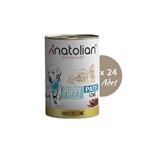 Anatolian Premium Kuzulu Ezme Yavru Köpek Konservesi 400 gr x 24 Adet