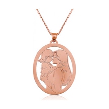 Casera's Gümüş Rose Anne Kız Kolye Csr2180786 Gümüş